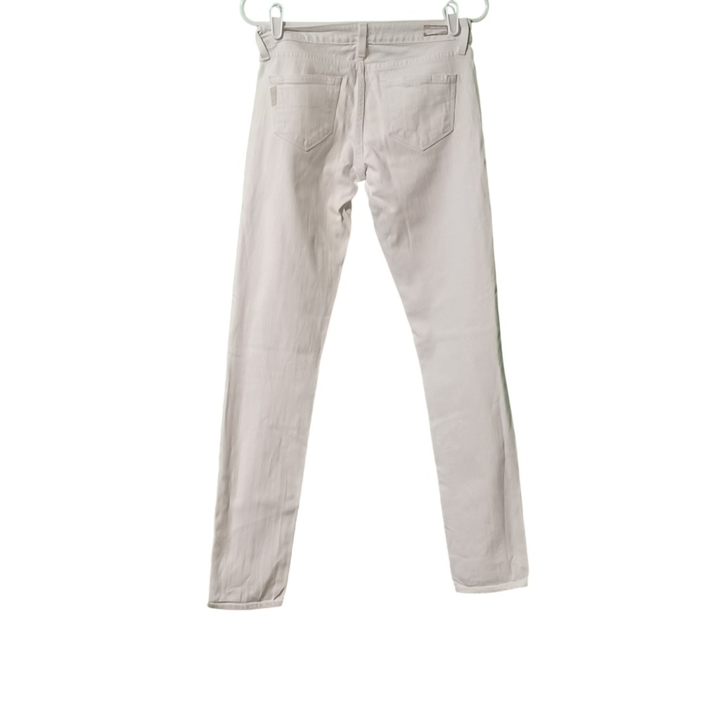 Paige Skyline Skinny Jeans White Denim Size 25 Made in USA‎ Womens